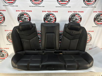 2014 Chevy SS Sedan Seats Fronts and Rears Black Leather Alcantara Suede OEM