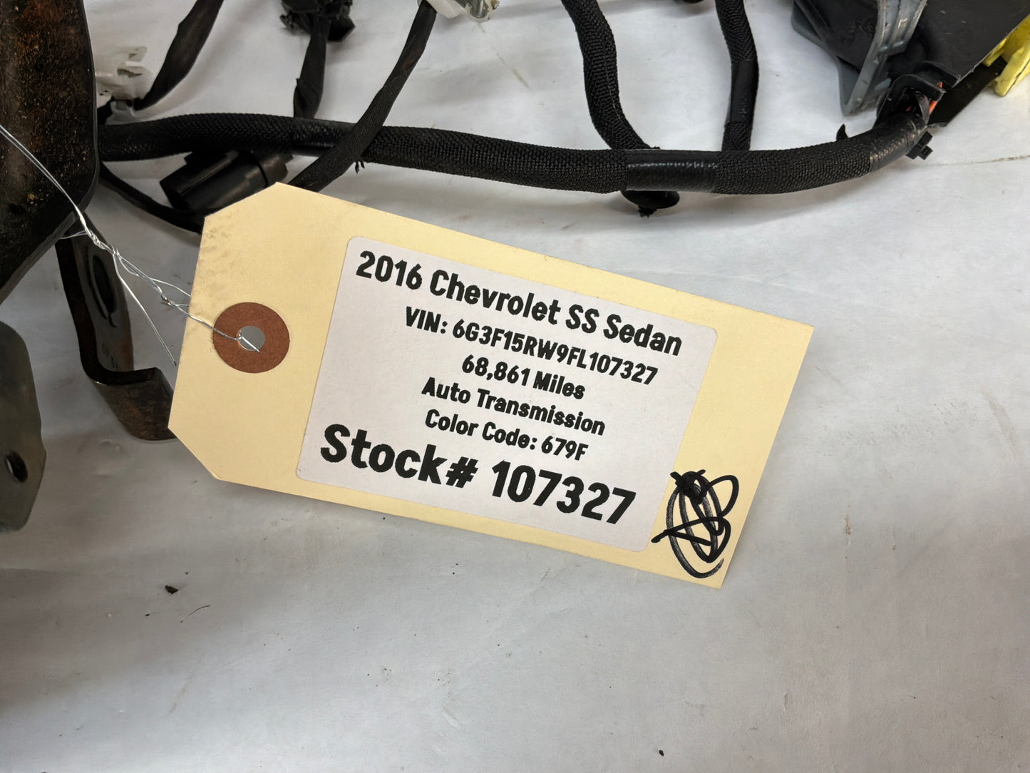 2017 Chevy SS Sedan LH Driver Front Seat Lower Track Frame Motor Assembly OEM