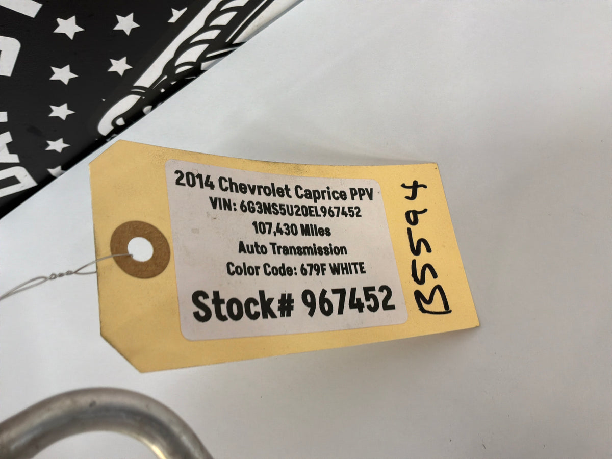 2014 Chevy SS Sedan AC Air Conditioner Line Hose Tube Pipe OEM