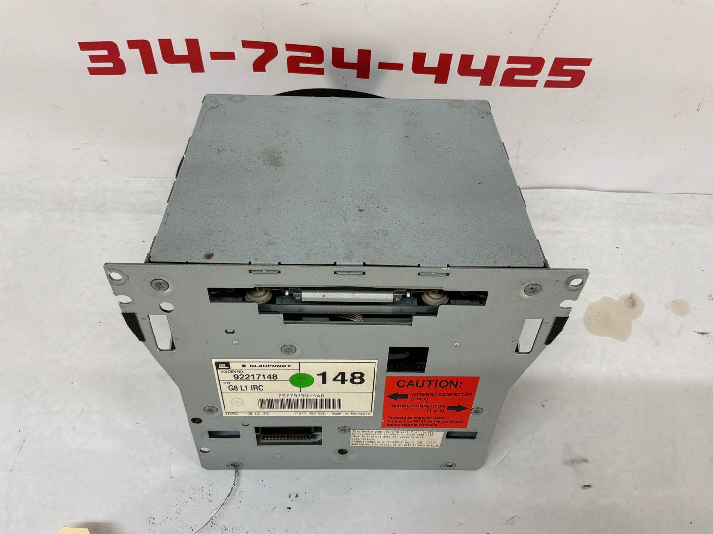 2008 Pontiac G8 Base C/D Radio Receiver Stereo Blaupunkdt Head Unit OEM