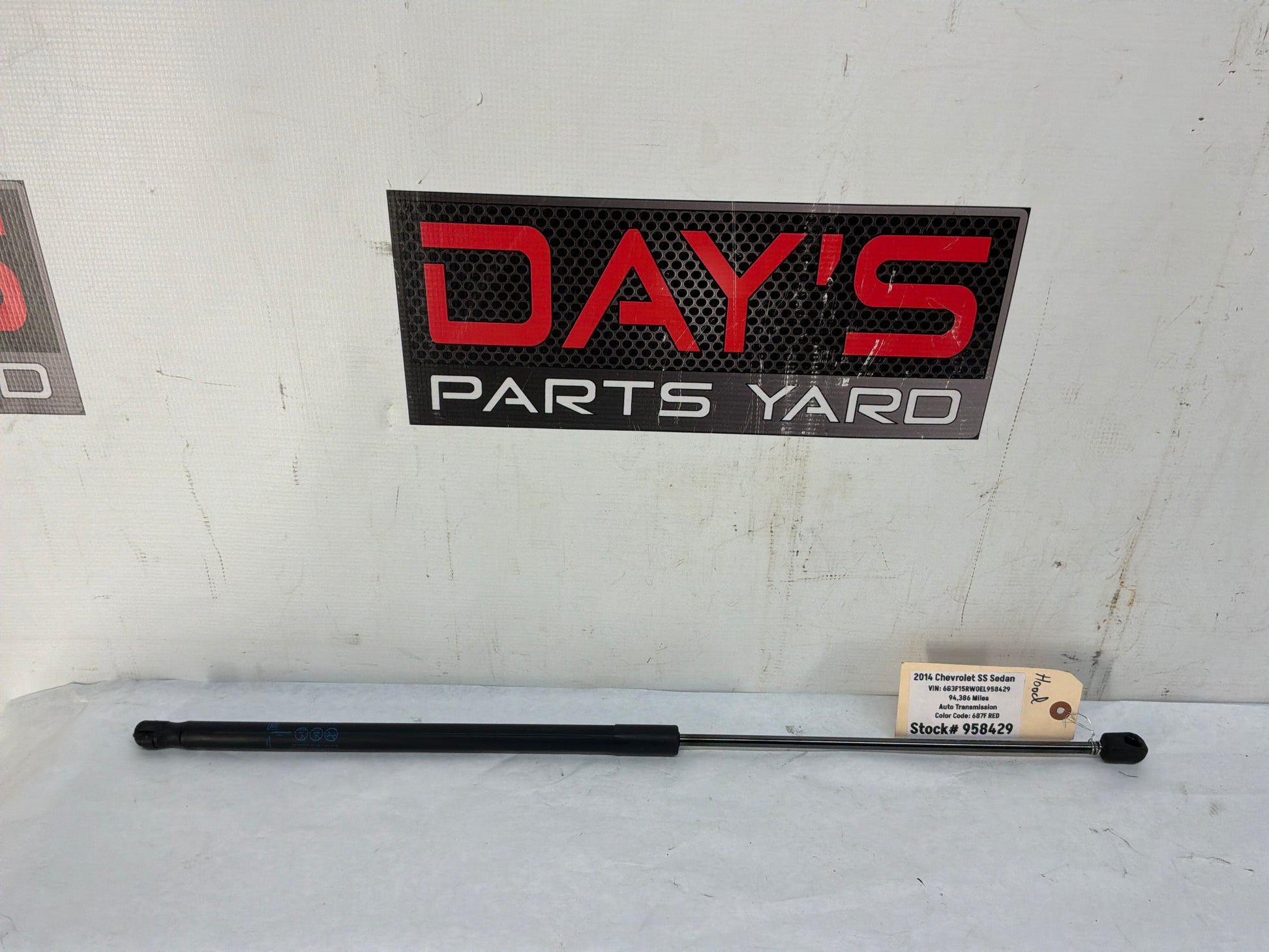 Hood shock - Day's Parts Yard