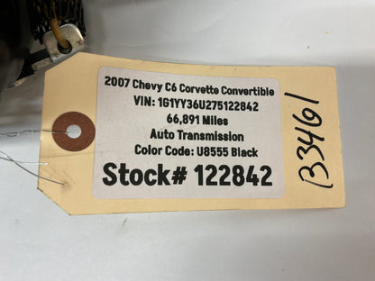 2007 Chevy C6 Corvette Convertible Rear Latch And Striker Assembly OEM