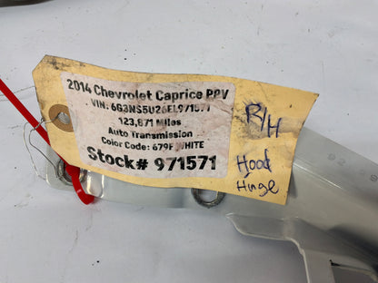 2014 Chevy Caprice PPV RH & LH Hood Hinges Set OEM