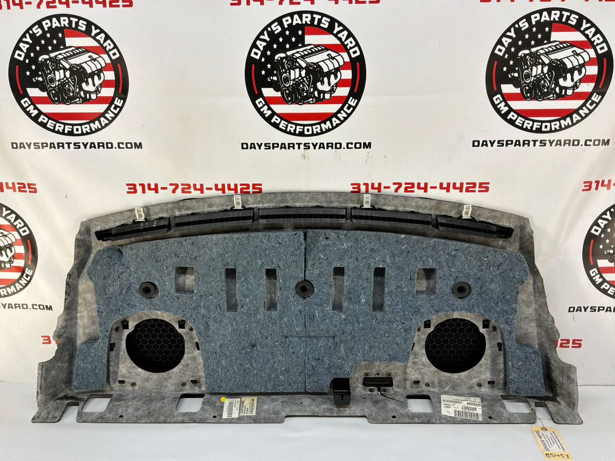2017 Chevy SS Sedan Rear Interior Package Deck Tray Parcel Shelf Trim Cover OEM