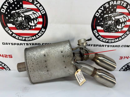 2013 Chevy Camaro ZL1 RH Passenger NPP Bi Mode Exhaust Muffler OEM