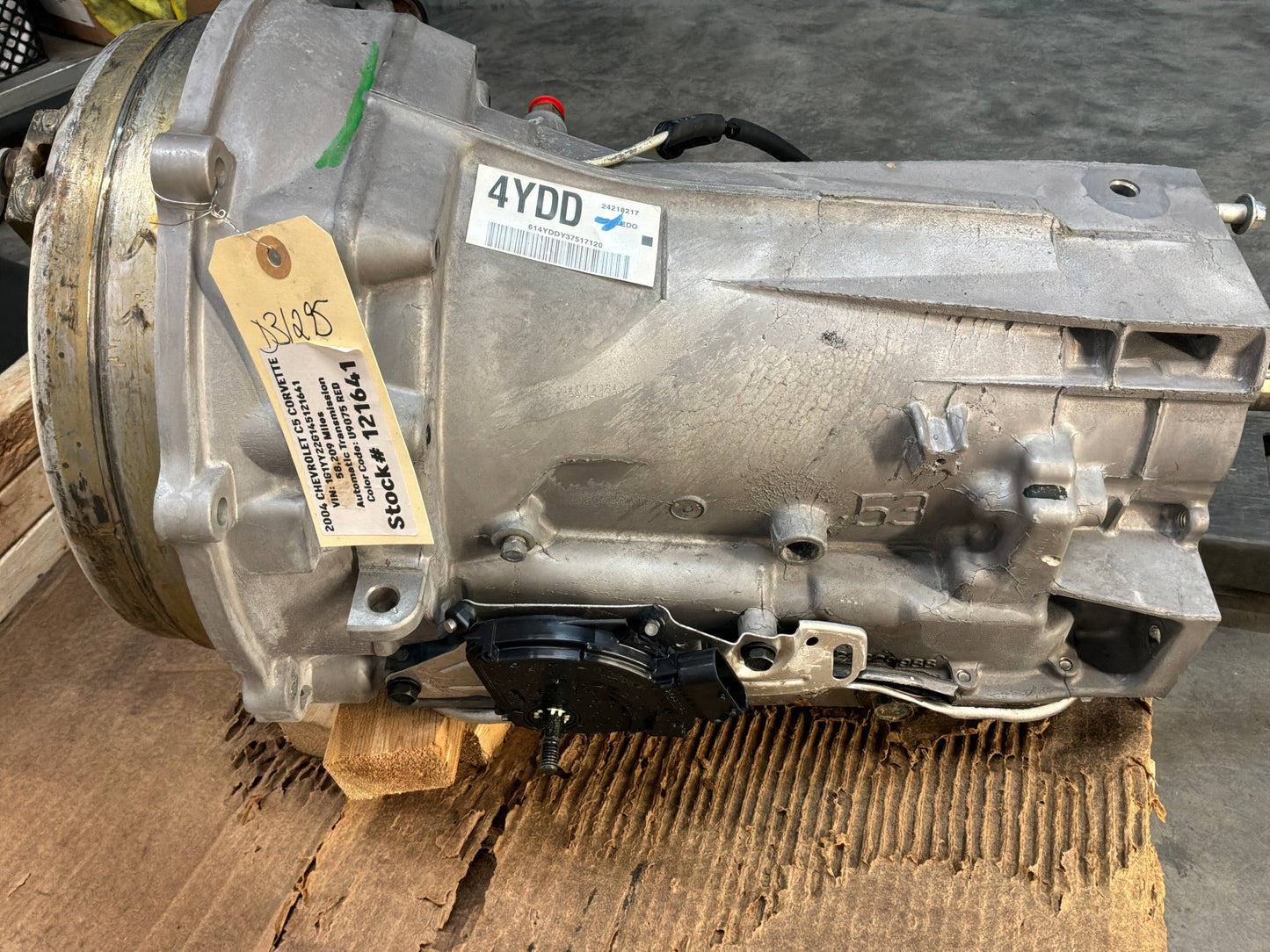 2004 Chevy C5 Corvette 4L60E Automatic Transmission DAMAGED OEM