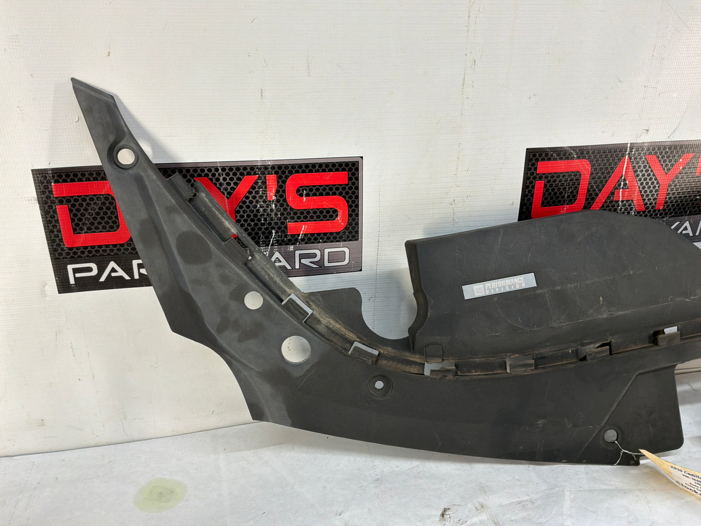 2010 Cadillac CTS-V Sedan Radiator Core Support Sight Shield Bracket Cover OEM