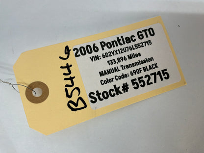2006 Pontiac GTO Body Control Module BCM OEM