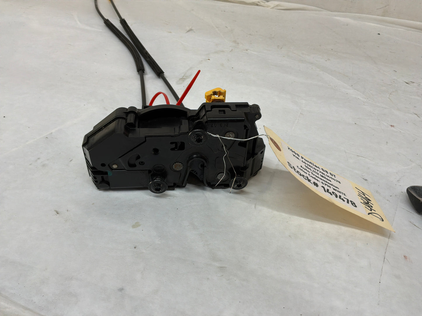 2008 Pontiac G8 RH Passenger Front Door Lock Actuator OEM