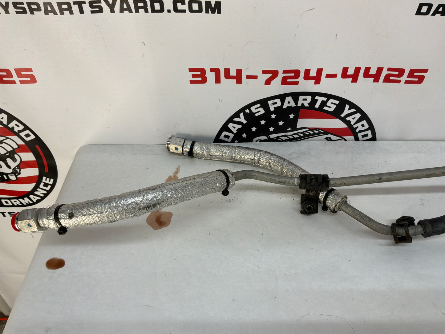 2016 Cadillac CTS-V Rear End Rearend Differential Cooler Lines Hoses Tubes Pipes OEM