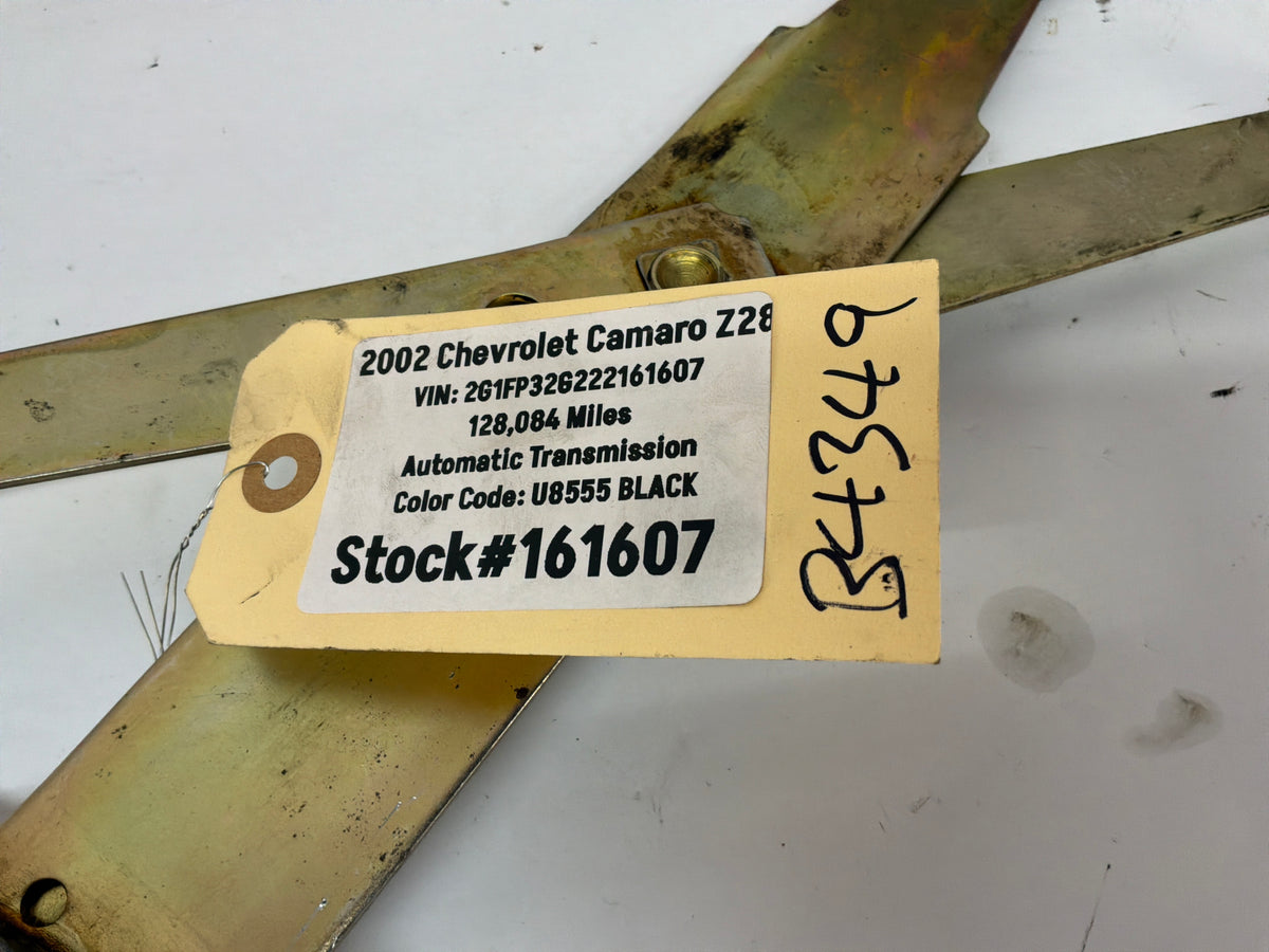 2002 Chevy Camaro Z28 LH Driver Window Regulator Motor OEM