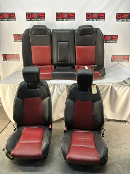 2008 Pontiac G8 GT Seats Fronts and Rear Red and Black Leather OEM