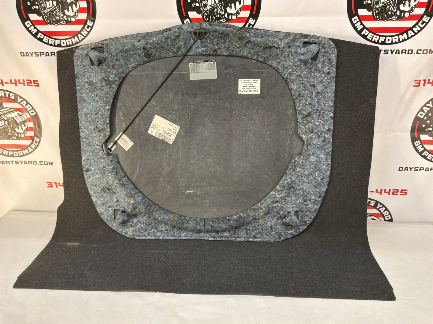 2017 Chevy SS Sedan Spare Tire Trunk Compartment Carpet Floor Panel Cover OEM