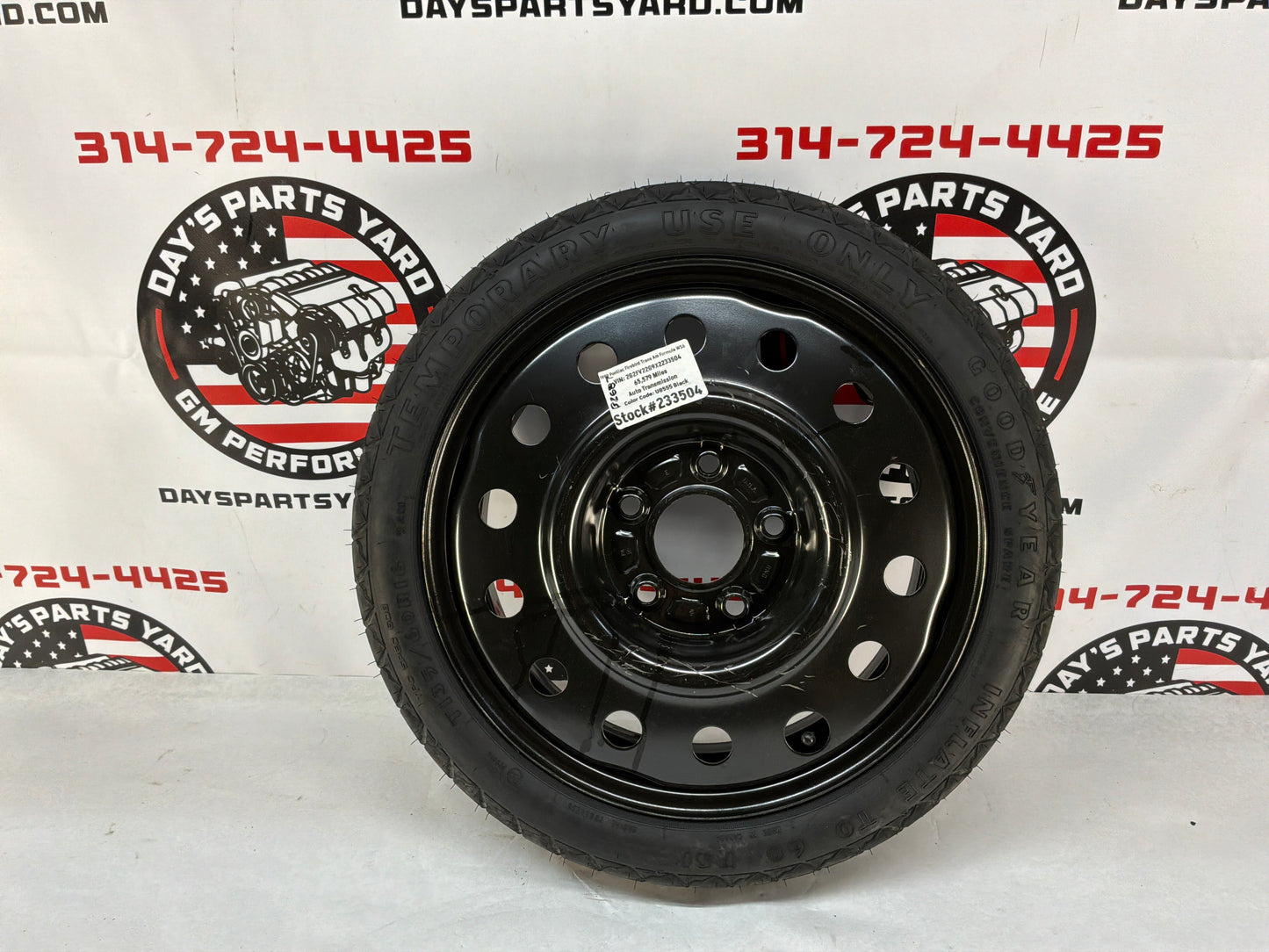 1999 Pontiac Firebird Trans Am Formula WS6 Spare Tire Goodyear OEM
