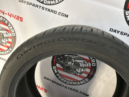 Continental Control Contact Sport SRS 245/40/19 Set of 2