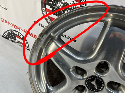 2002 Pontiac Trans Am WS6 Factory OEM Speedline 17x9 Wheel Rim Polished Alloy