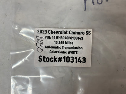 2023 Chevy Camaro SS LH Driver Side Marker Light Lamp OEM