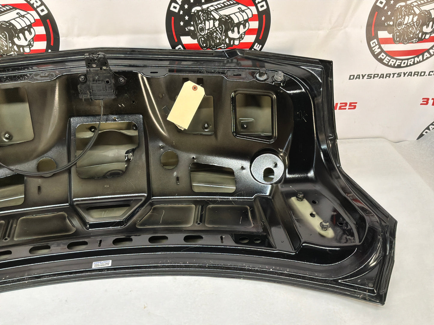 2016 Cadillac CTS-V Trunk Deck Lid Black OEM