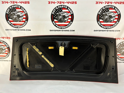 2002 Chevy Corvette Convertible  Trunk Deck Lid Red OEM