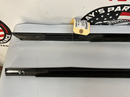 2009 Cadillac CTS-V Front & Rear Door Window Belt Molding Trim OEM