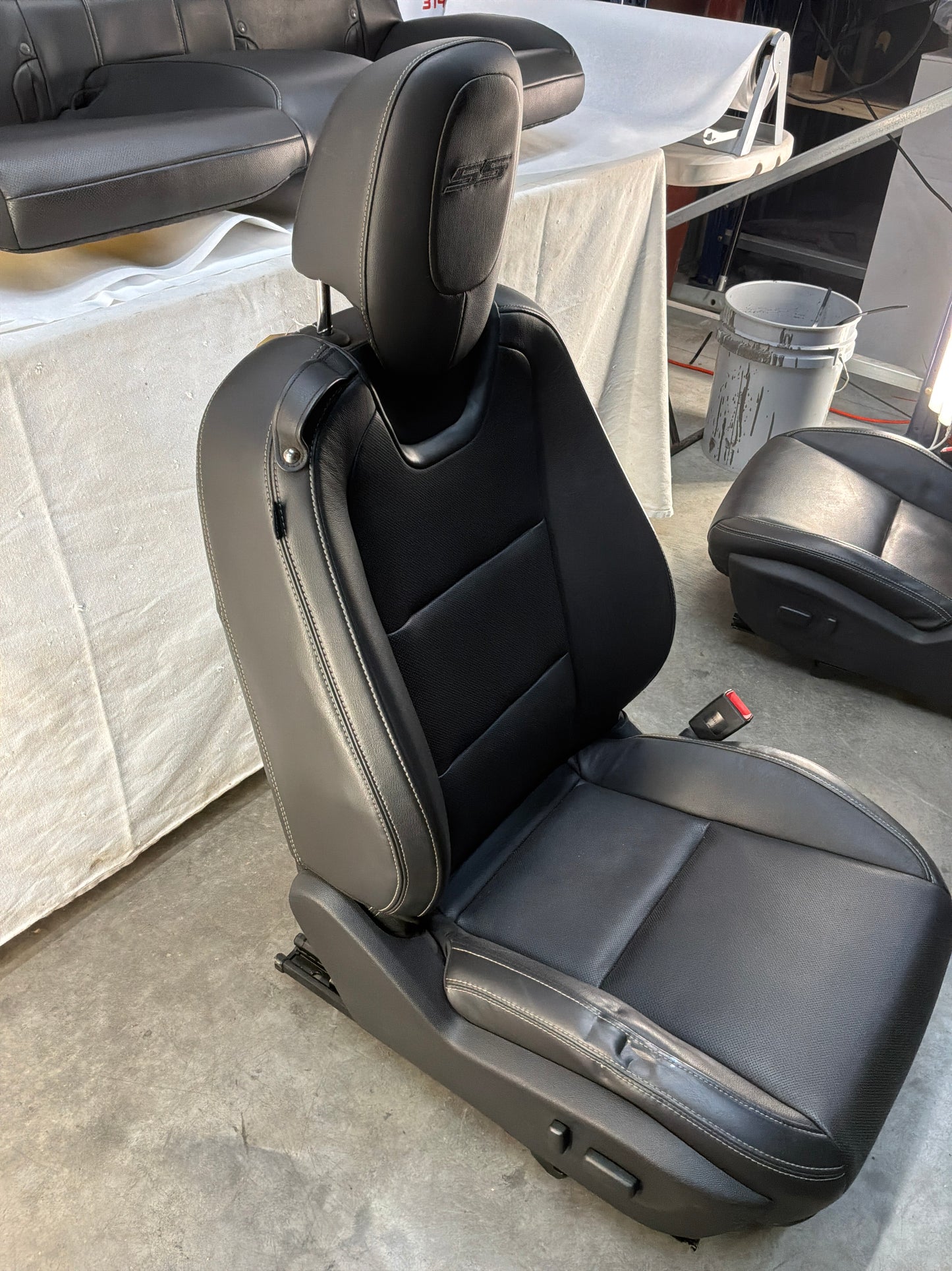 2013 Chevy Camaro 1LE Seats Front and Rears Black Leather OEM