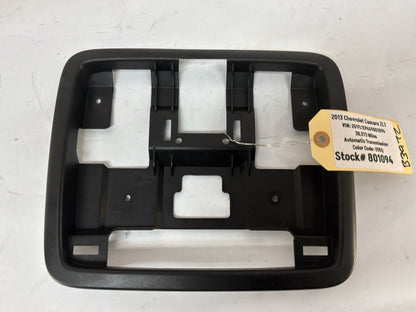 2013 Chevy Camaro ZL1 Overhead Console Dome Light Frame Retainer Plate OEM