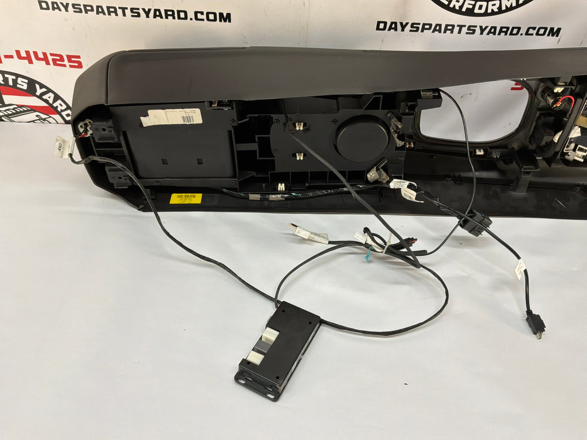 2013 Chevy Camaro ZL1 Center Console Arm Rest w/ Auxiliary Gauges OEM