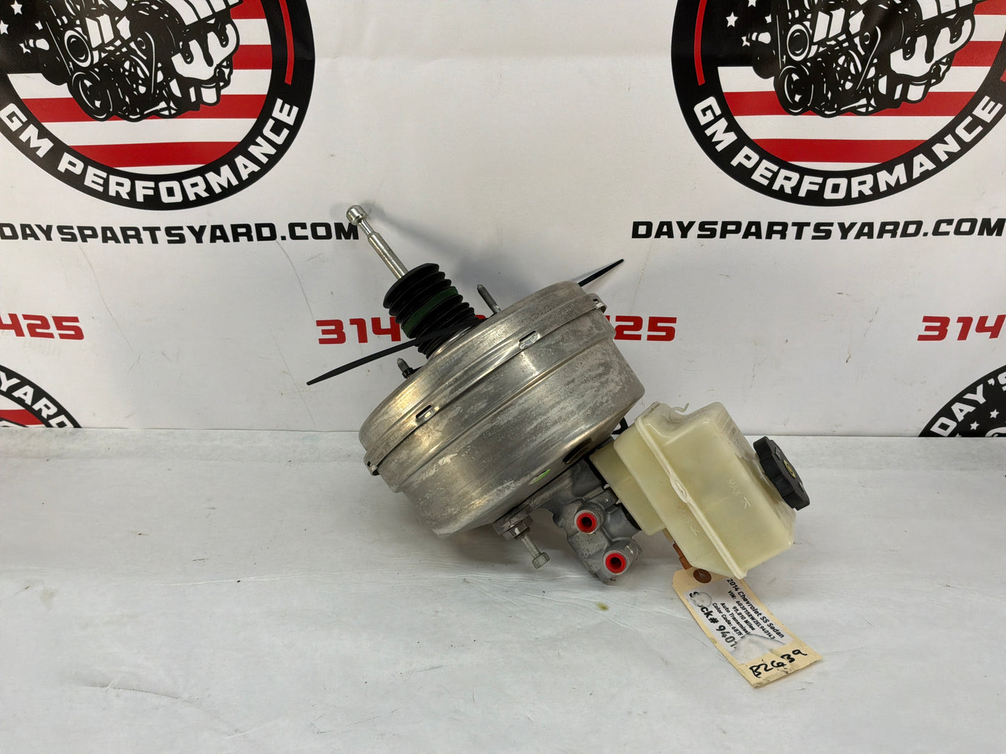 2014 Chevy SS Sedan Brake Booster Master Cylinder and Reservoir OEM