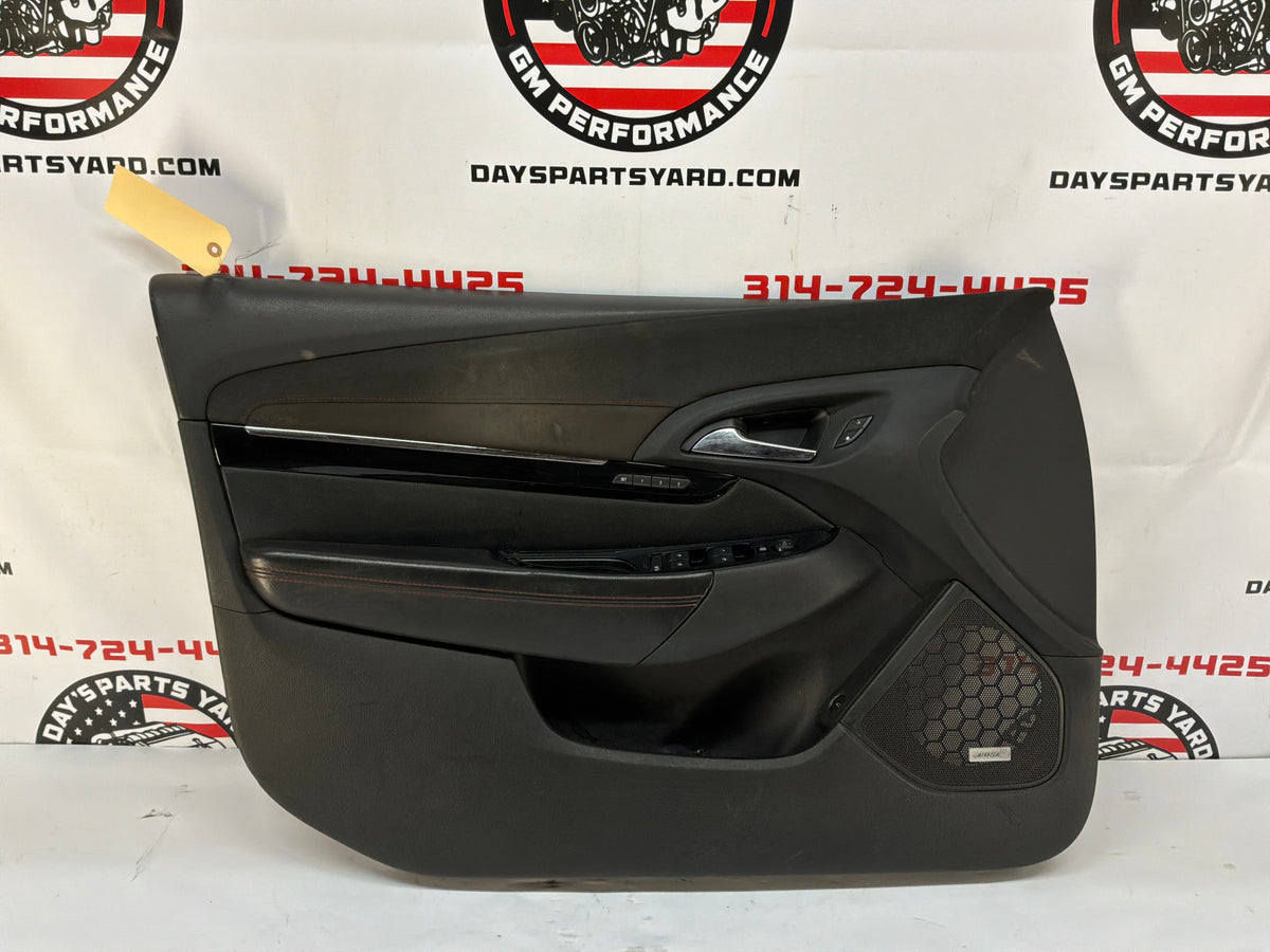 2014 Chevy SS Sedan LH Driver Front Interior Door Panel Trim OEM