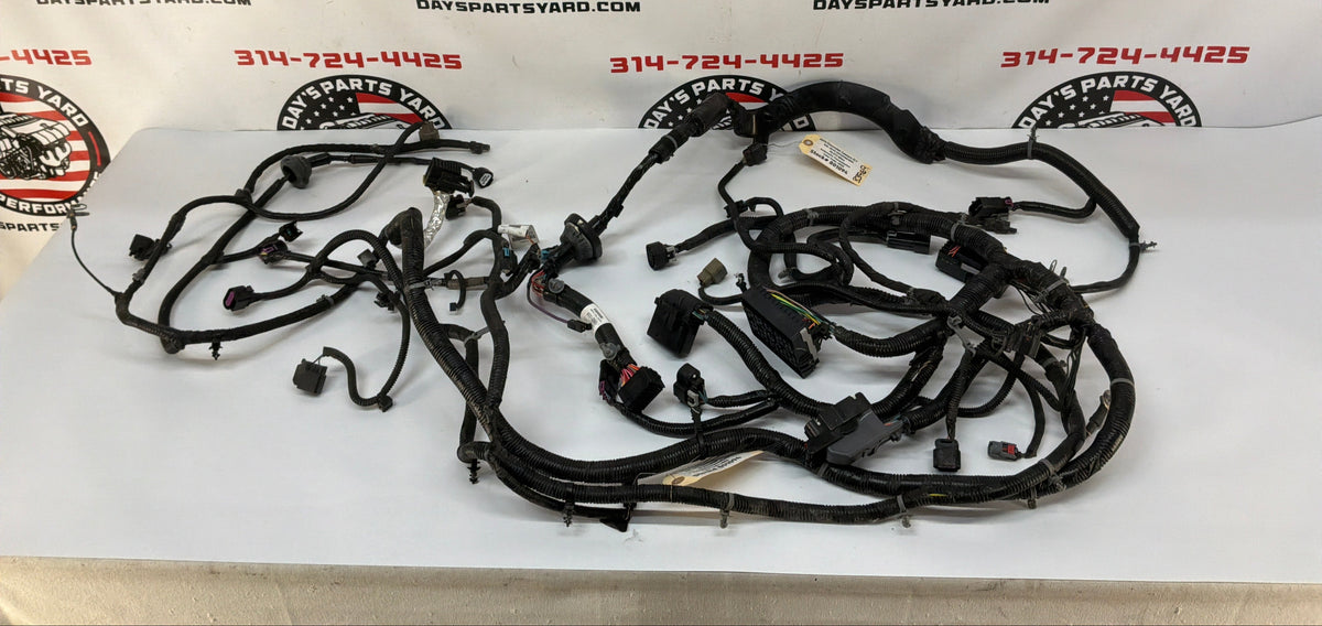 2013 Chevy Camaro ZL1 Engine Bay Head Lamp Light Firewall Wire Wiring Harness OEM