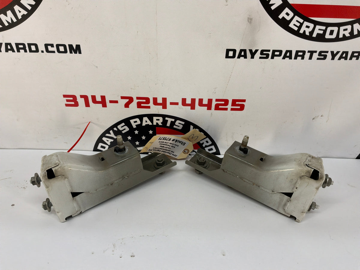 2014 Chevy Caprice PPV Rear Impact Bar Mounting Brackets Crush Sleeves OEM