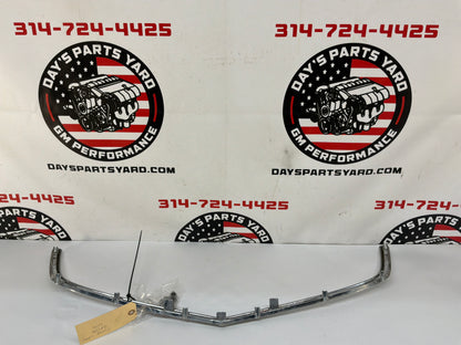 2009 Cadillac CTS-V Front Upper Radiator Grill Surround Chrome Trim Panel OEM