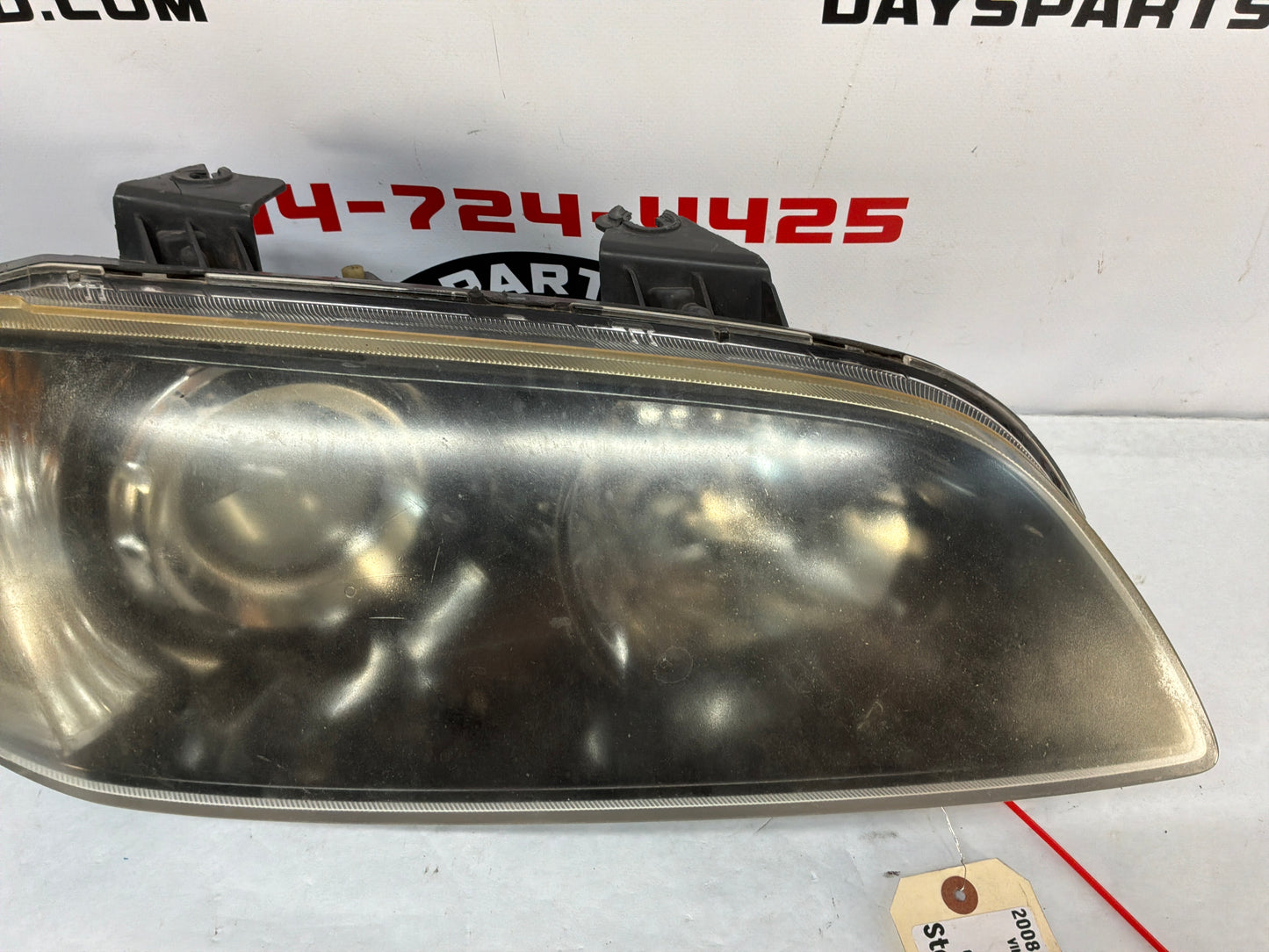 2008 Pontiac G8 Base RH Passenger Headlights Head Light Lamp OEM