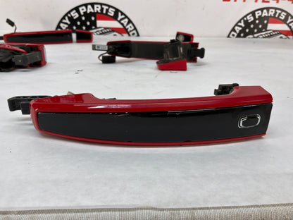 2014 Chevy SS Sedan Exterior Door Handles Set Red OEM