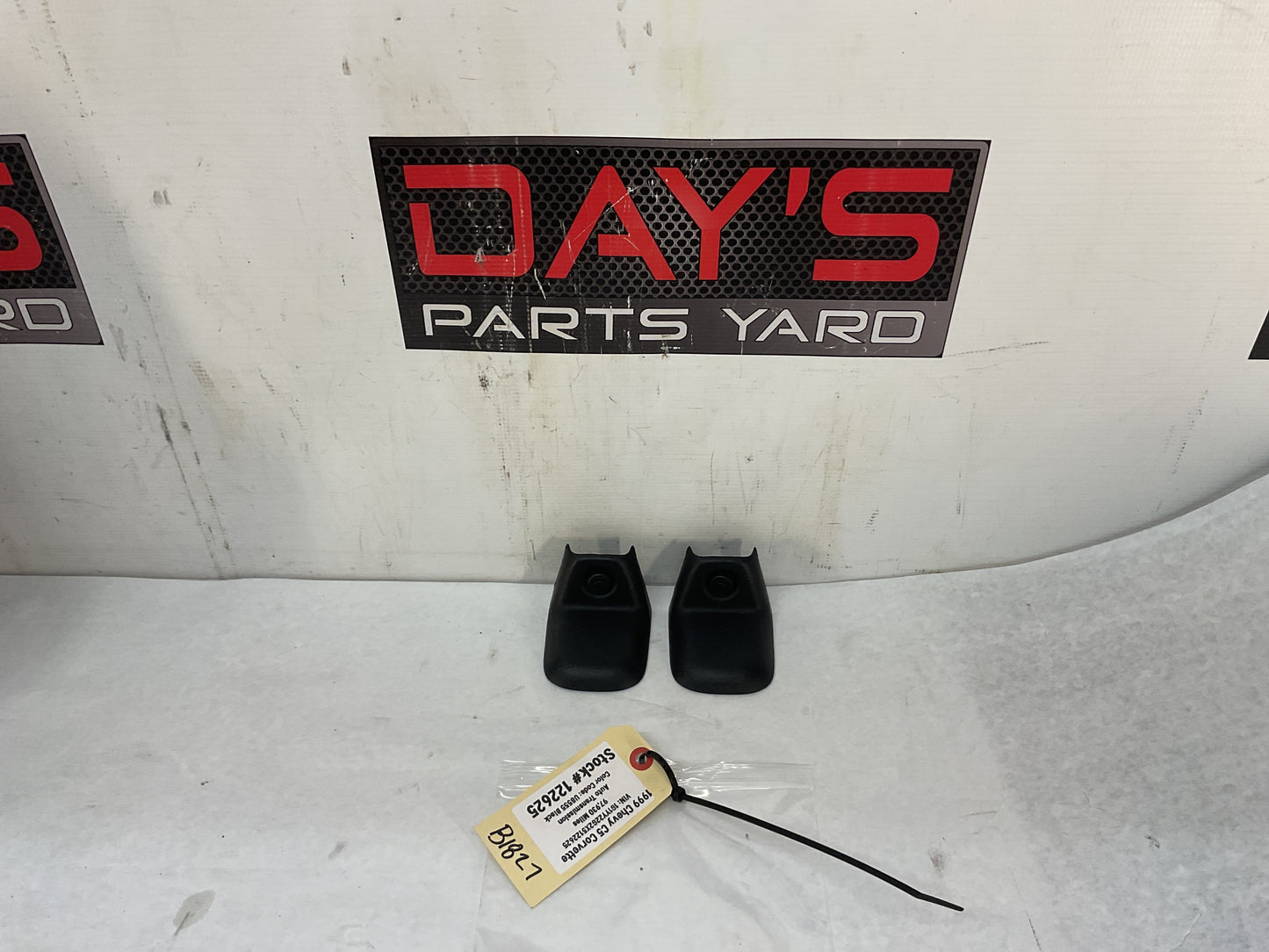 1999 Chevy C5 Corvette LH Driver Seat Track Frame Finish Covers Trims OEM