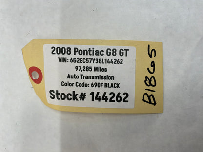 2008 Pontiac G8 GT LH & RH Silver Dash Trim Accent Applique Panel OEM