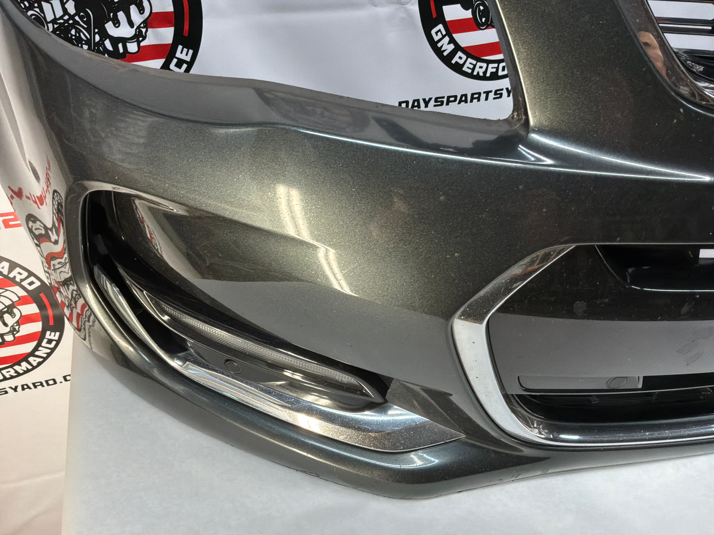 2017 Chevy SS Sedan Complete Front Bumper Fascia Cover Gray OEM