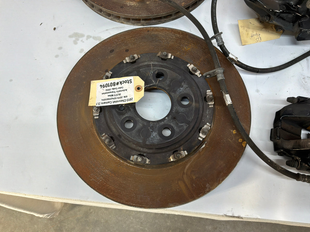 2013 Chevy Camaro 1LE Brembo Brake Calipers & Rotors Front and Rear OEM
