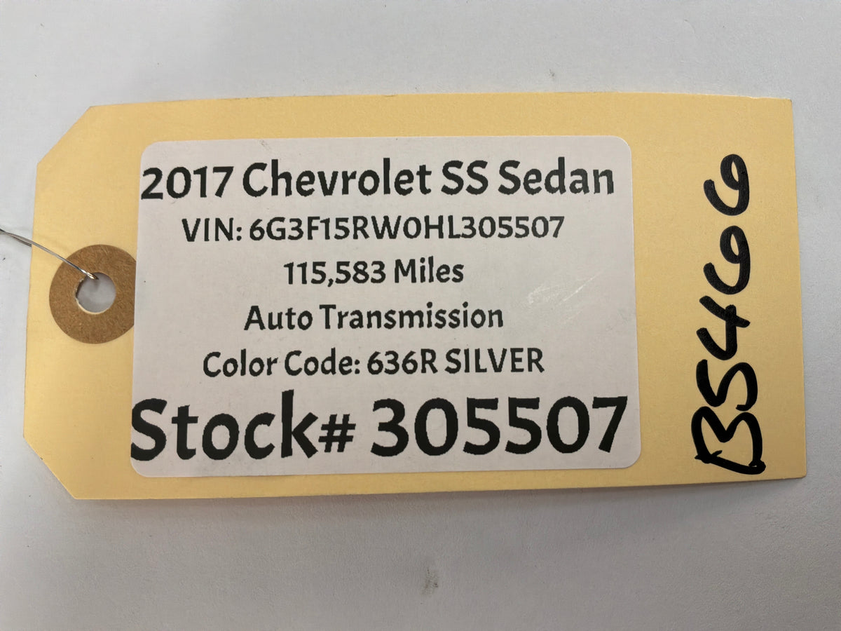2017 Chevrolet SS Sedan Over Head Console Dome Map Light OEM