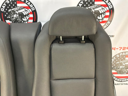 2005 Pontiac GTO Black Leather Front and Rear Seats Set OEM