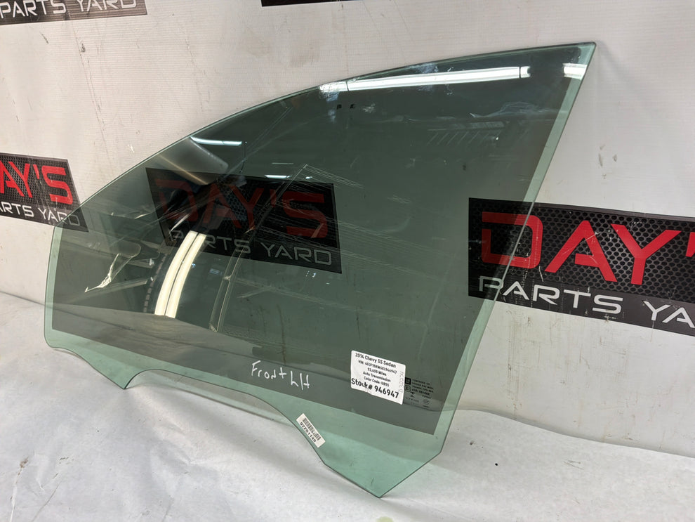 2014 Chevy SS Sedan LH Driver Front Door Window Glass OEM | Day's Parts ...