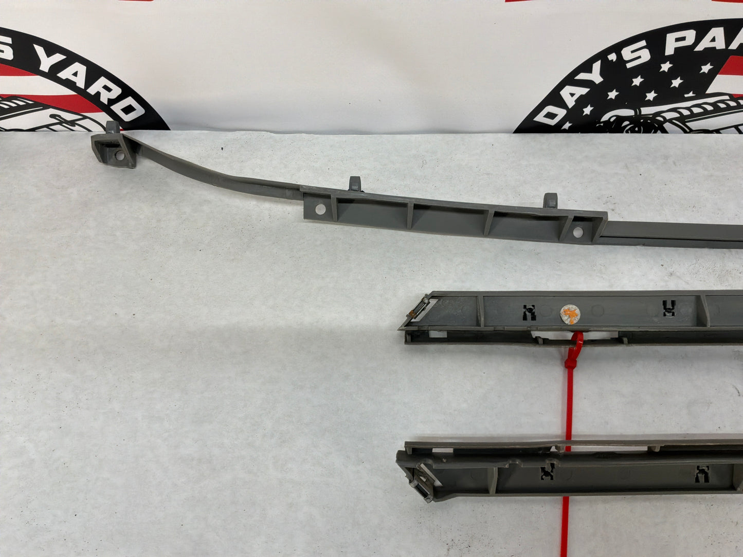 2006 Pontiac GTO Rear Bumper Brackets Guides Set 3 Piece OEM