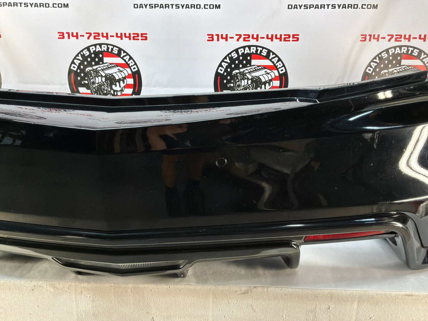 2016 Cadillac CTS-V Complete Rear Bumper Black OEM