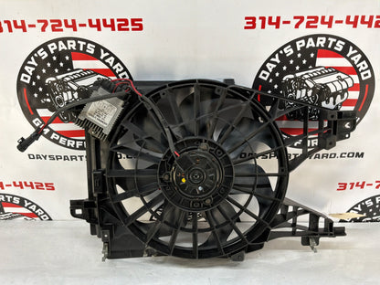 2007 C6 Corvette Convertible Radiator Electric Cooling Fans Assembly OEM