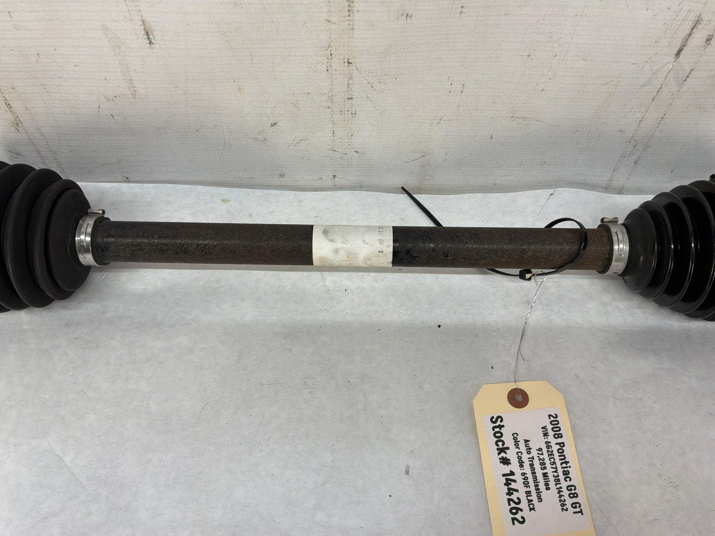 2008 Pontiac G8 GT LH Driver Rear CV Axle Half Shaft OEM