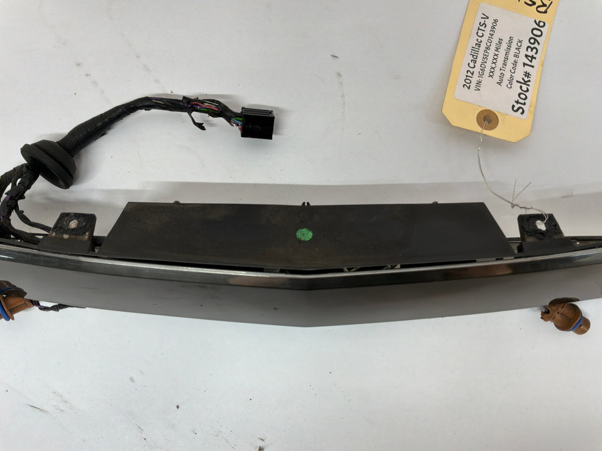 2012 Cadillac CTS-V Trunk Deck Lid Applique Insert Molding Trim Camera OEM