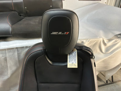2014 Chevy Camaro ZL1 Seats Front and Rears Black Leather Suede OEM