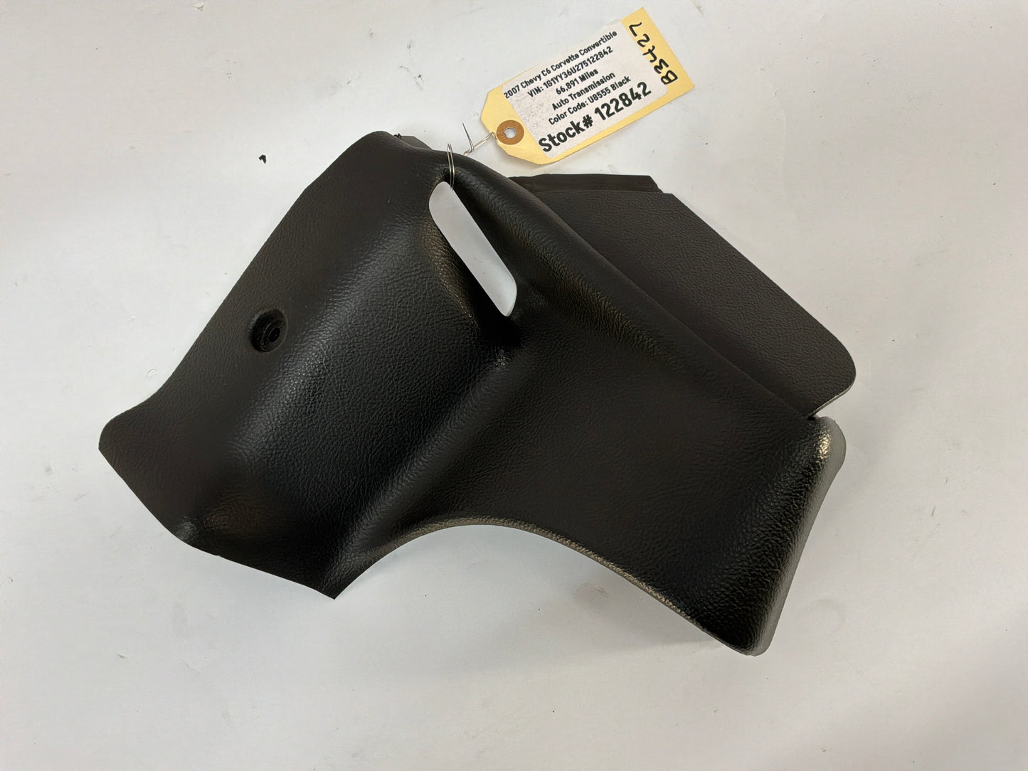2007 Chevy C6 Corvette Convertible LH Driver Upper B Pillar Trim Panel OEM