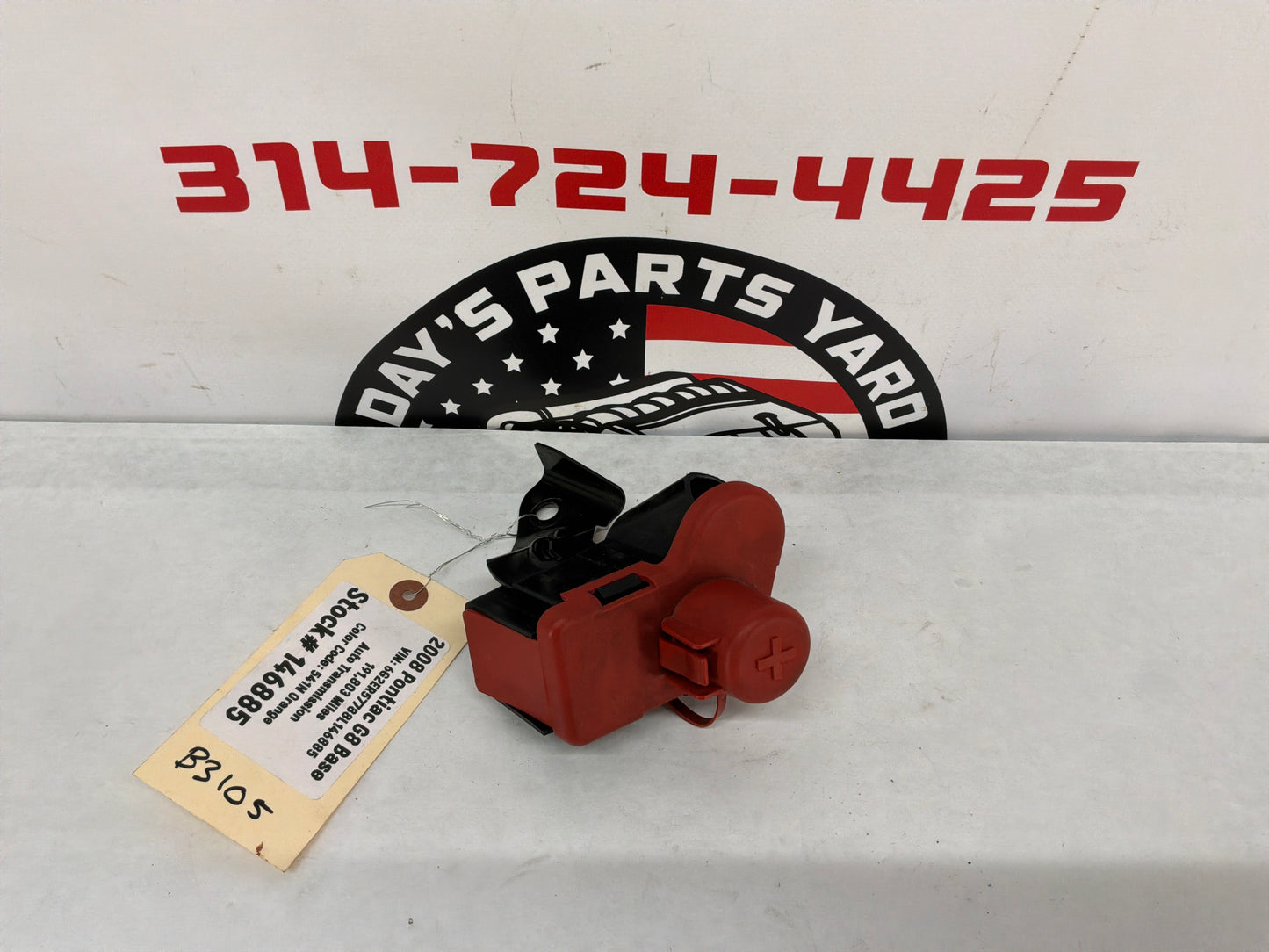 2008 Pontiac G8 Base Positive Battery Jump Start Positive Post Terminal Fuse Cover OEM