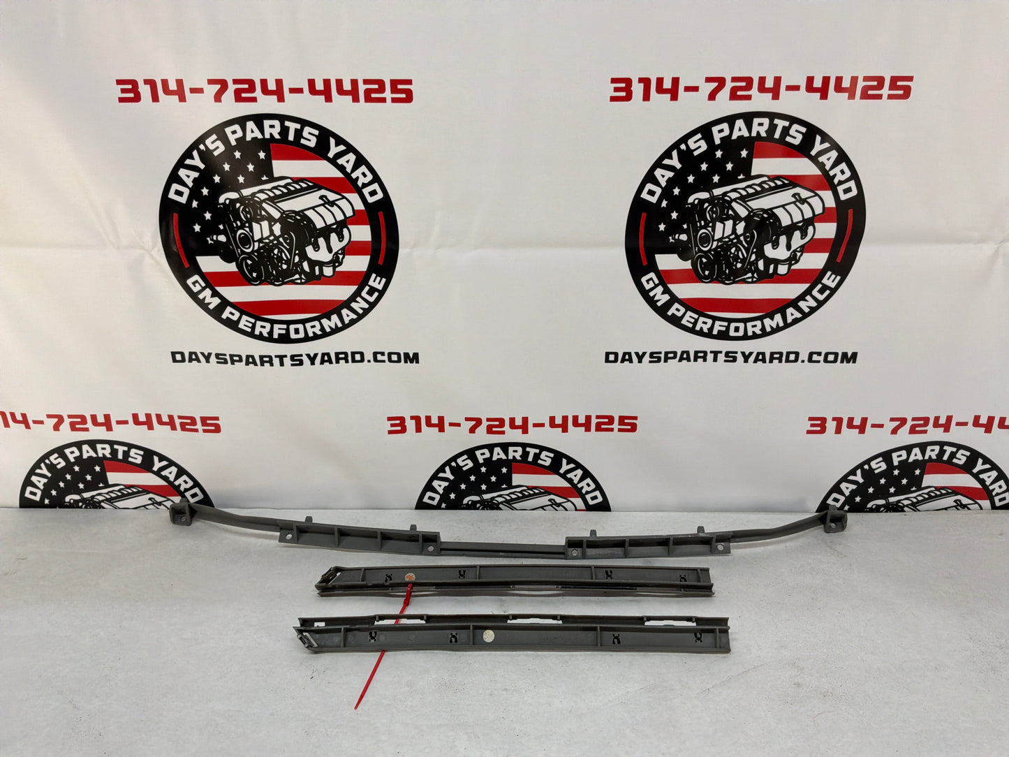 2006 Pontiac GTO Rear Bumper Brackets Guides Set 3 Piece OEM